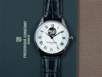 Fabriano - Piazza del Comune 25 - Orologio Frederique Constant Uomo Ladies Automatic Double Heart Beat in Acciaio FC-310MC5B6 - FC-310MC5B6